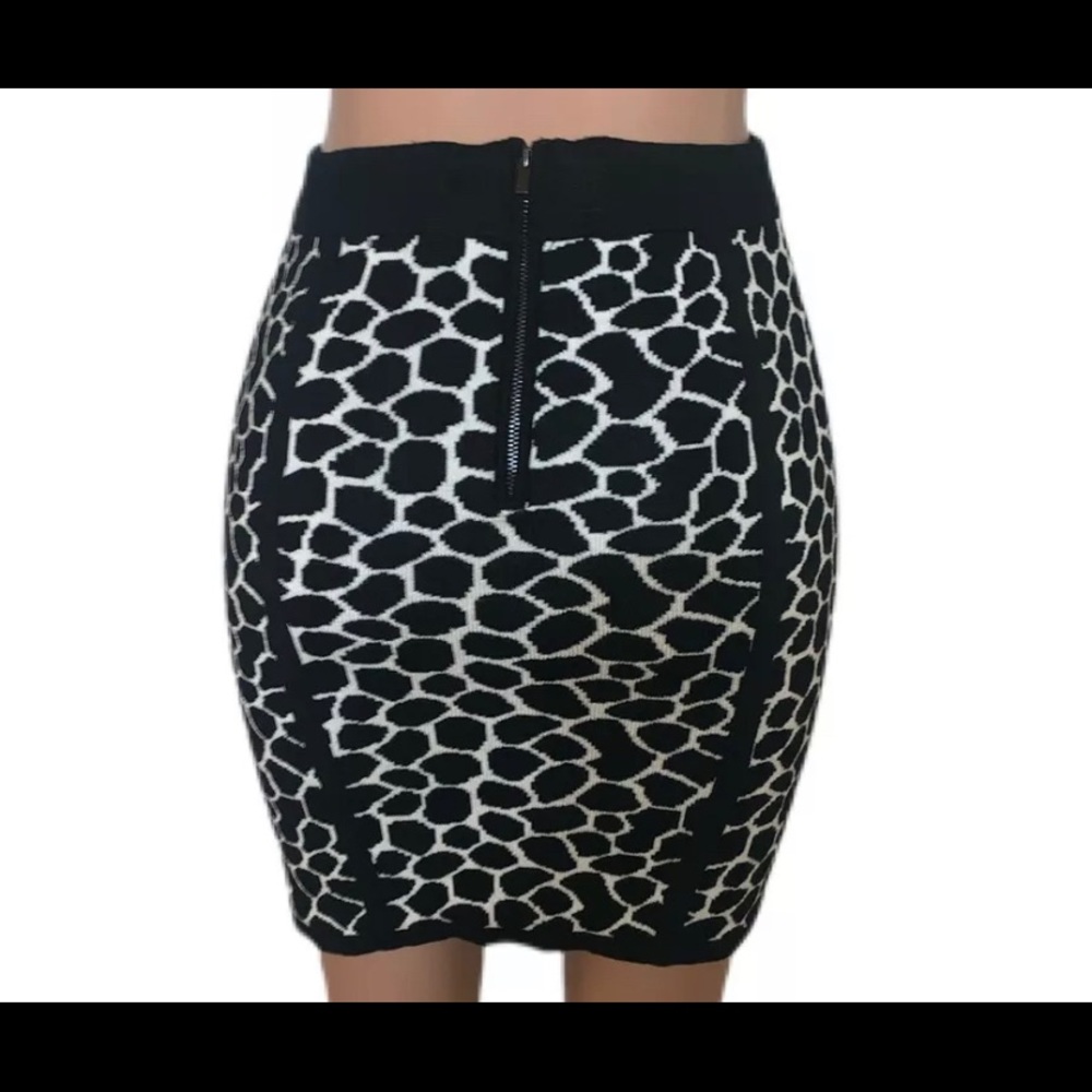 Cache Wiggle Body Con Leopard Print Mini Skirt S - image 3